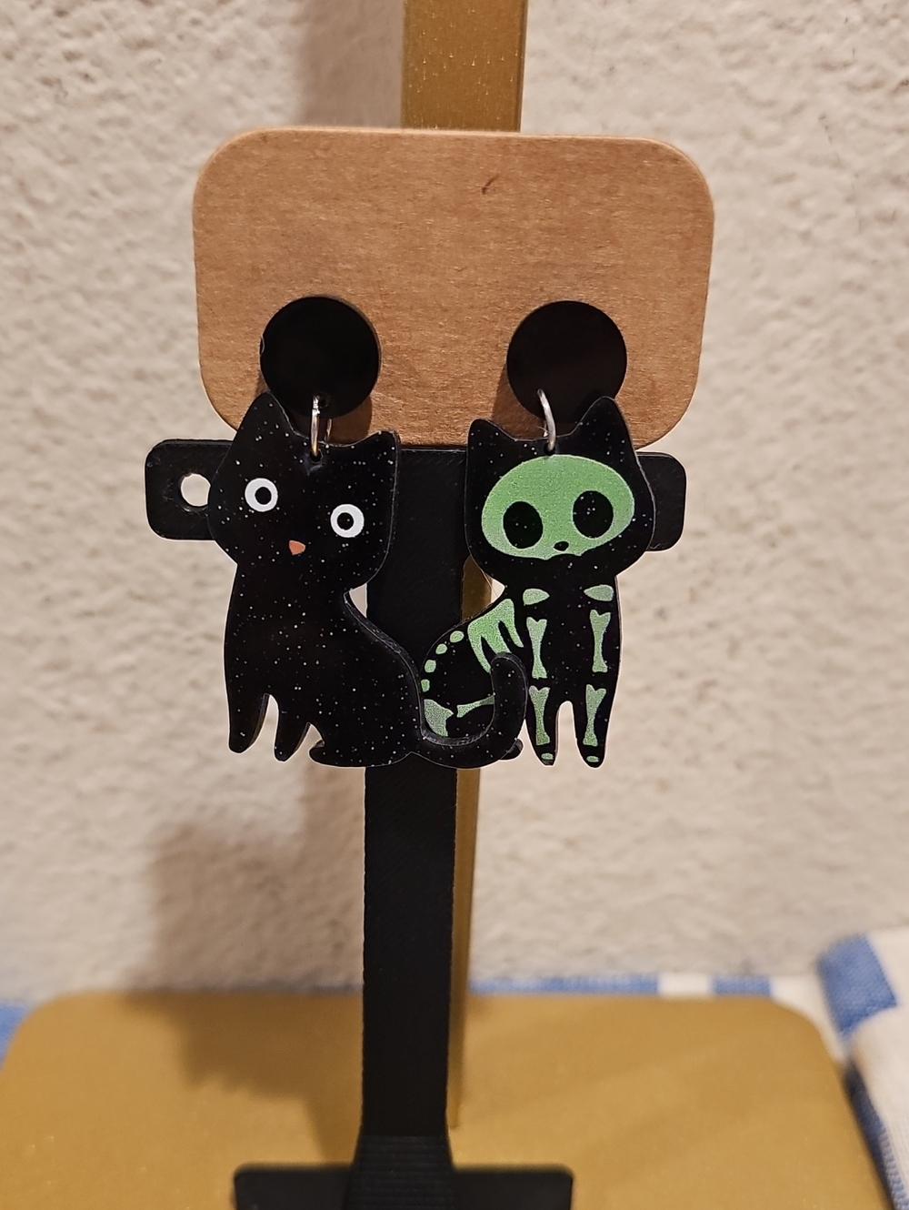 Cat Skeleton earings MSRP $12